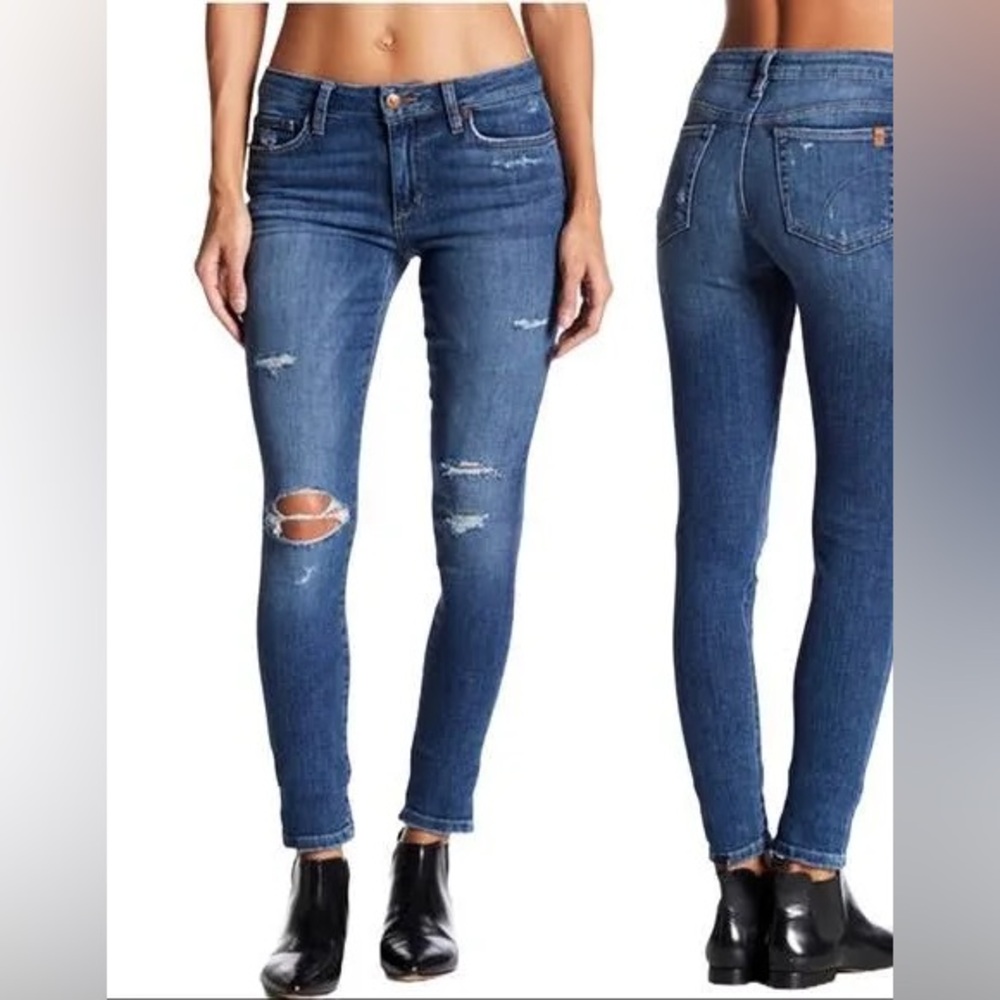 JOE’S JEANS “The Skinny” Distressed Denim Jeans